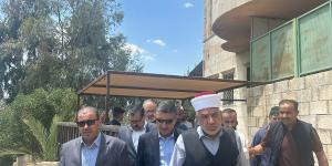 بالفيديو والصور ..  وزير الأوقاف يعزي بوفاة 4 أشقاء في حريق سكن مسجد في عمان
