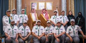 وزير الداخلية يلتقي نائب رئيس جمعية الكشافة العربية السعودية