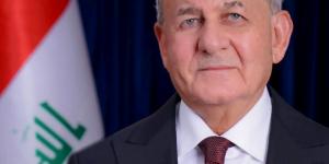 الرئيس العراقي يهنئ الملك بتأهل المنتخب الأردني لكرة القدم إلى كأس العالم
