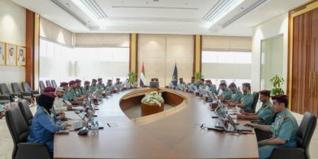شرطة عجمان تناقش مؤشرات الأجندة الوطنية