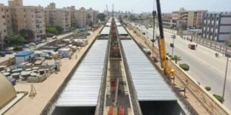 شاهد.. تصوير جوى لتنفيذ مشروع المرحلة الأولى من مترو الإسكندرية