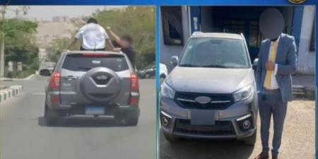 الداخلية تكشف ملابسات احتفال خطير بالقليوبية وتضبط قائد السيارة 