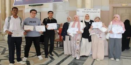 جامعة عين شمس تقود التوعية بنظافة الأيدي في احتفال عالمي لمكافحة العدوى