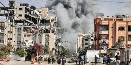 استشهاد ستة فلسطينيين في قصف الاحتلال الإسرائيلي خيمة للنازحين بمدينة غزة