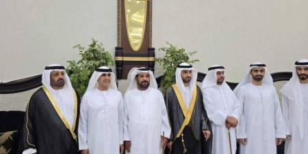سالم بن سلطان يحضر حفل زفاف عبدالرحمن الطنيجي