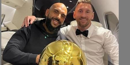 مصارع يطلب منازلة النجم الأرجنتيني..حارس ميسي يتحدى ملاكم اليوتيوب