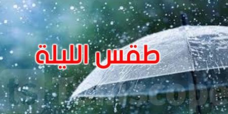 الليلة: أمطار غزيرة مع تساقط محلي للبرد بالشمال الغربي والوسط