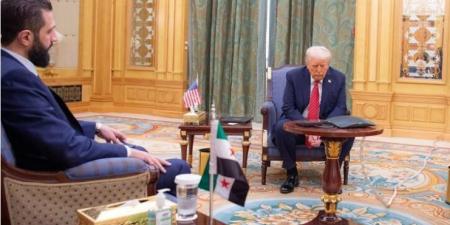 الشرع لترامب: سوريا جسر للتجارة بين الشرق والغرب