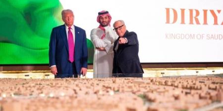 ولي العهد يصطحب الرئيس الأمريكي في جولة بحي الطريف التاريخي في الدرعية