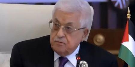الرئيس الفلسطيني: "الإبادة" و"الاستيطان" مشروع استعماري