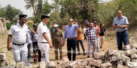 تنفيذ قرارات إزالة التعديات بالبحيرة