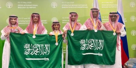 المملكة تحصد (6) ميداليات فضية في أولمبياد الأحياء