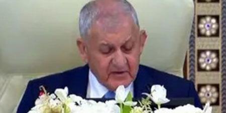 الرئيس العراقي يدعو إلى تغليب الحلول السياسية