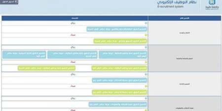 وظيفة جامعة.. جامعة طيبة السعودية تعلن حاجتها إلى أعضاء هيئة تدريس في 9 تخصصات.. قدم هنا