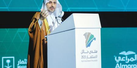 10 % إسهام حائل من الناتج المحلي للقطاع الزراعي
