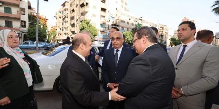 وزير العدل يتفقد أعمال تطوير محكمة جنوب الجيزة الابتدائية