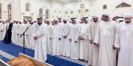 النعيمي يؤدي صلاة الجنازة على حمد راشد