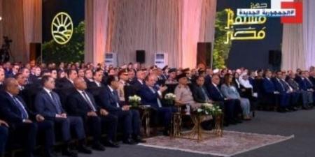 الرئيس السيسى: مستهدف إضافة 800 ألف فدان إلى الرقعة الزراعية سبتمبر المقبل