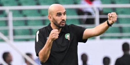 قبل مواجهة تونس والبنين.. تصريح غريب للركراكي مدرب المغرب