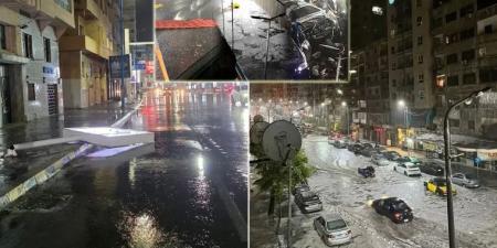 عاصفة بَرَد وأمطار صيفية مفاجئة تضرب الإسكندرية