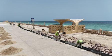 البدء بأعمال صيانة وتطوير الواجهة البحرية بالخفجي بطول 3 كيلو متر
