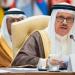 وزير الخارجية البحريني: ندعم حل الدولتين وإعادة الإعمار