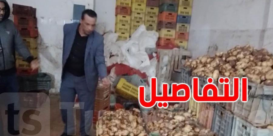 الحرايرية: حجز كميات من البطاطا بمستودع