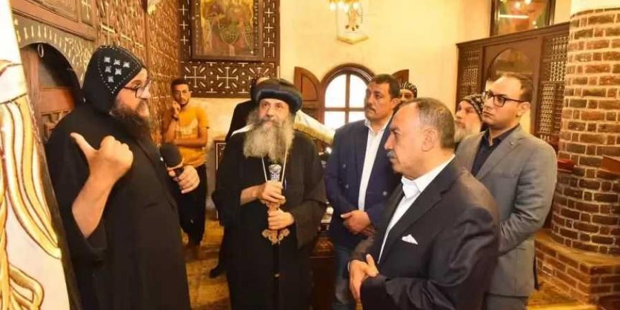 محافظ أسيوط يزور الدير المحرق بالقوصية ويؤكد اهتمام الرئيس السيسي بقطاع السياحة ونهو أعمال تطوير مسار رحلة العائلة المقدسة