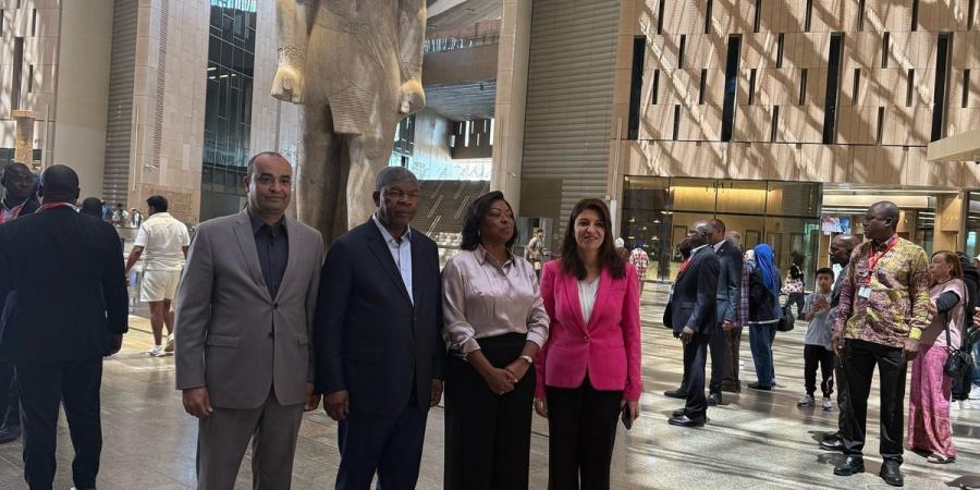المتحف المصري الكبير يستقبل رئيس أنجولا