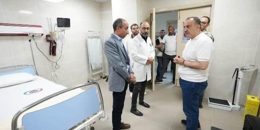 محافظ أسيوط يتفقد تشغيل وحدة قسطرة القلب بمستشفى المبرة