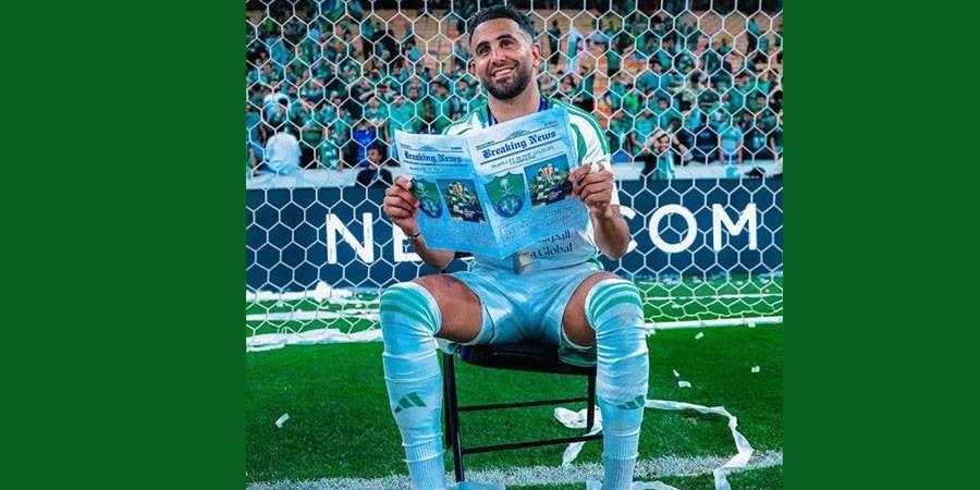 بعد الوعد.. محرز يُشعل إكس بتغريدته بصورة من العام الماضي ورد فعل الجماهير
