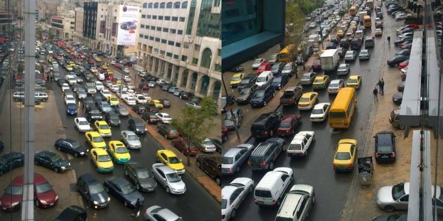 ضبط حدث يقود مركبة و اختناقات مرورية في الجاردنز وطريق المطار بسبب حوادث سير
