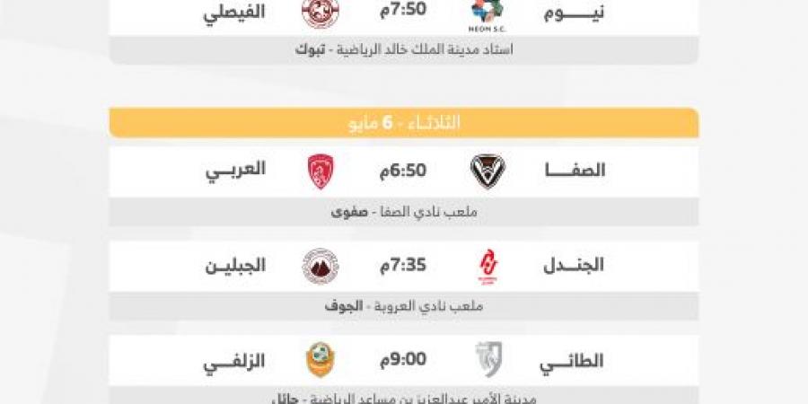 دوري يلو.. مواجهات حاسمة في صراع "البطاقة الثانية"