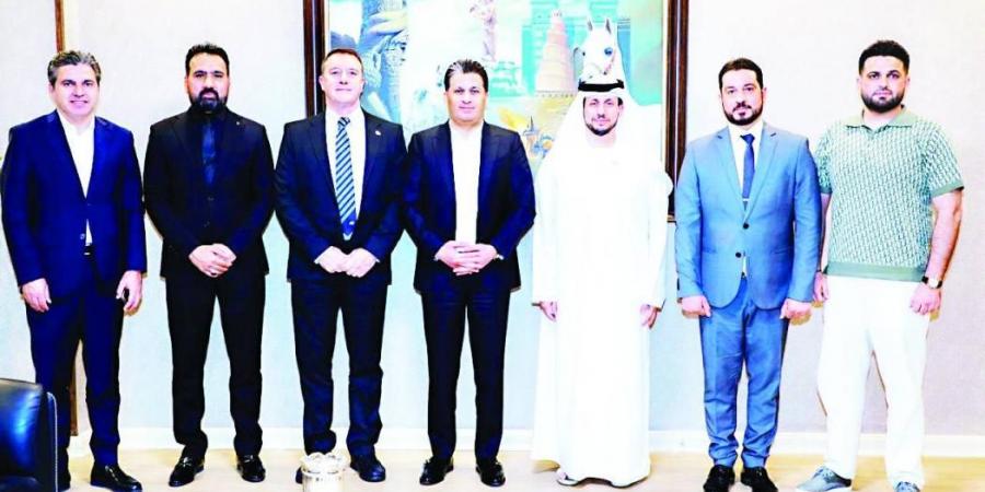 قيس الظالعي يبحث تطوير الرجبي في العراق