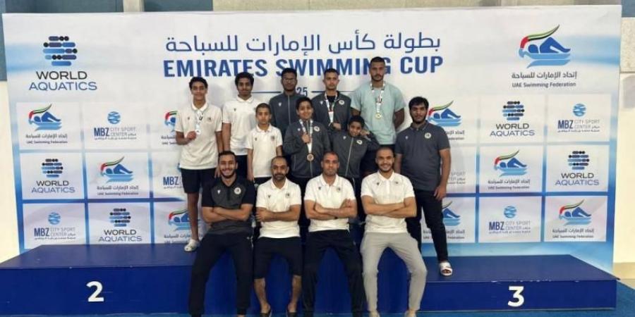 4 ميداليات لمليحة في كأس الإمارات للسباحة