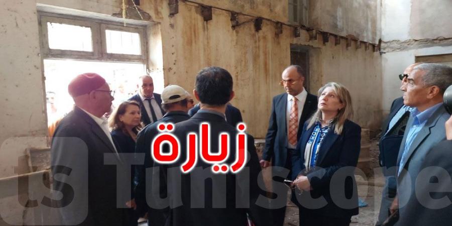 الكاف: وفد وزاري في زيارة ميدانية إلى مطحنة أبة قصور بالدهماني
