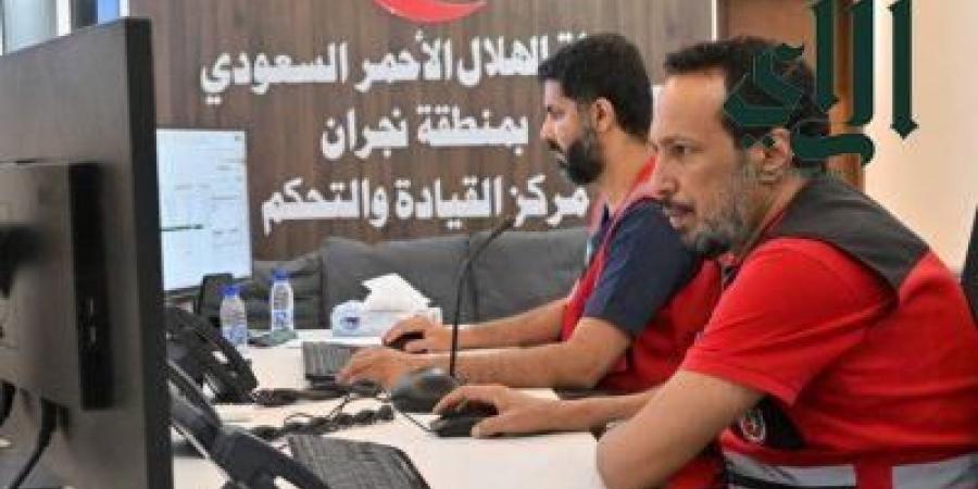 الهلال الأحمر بنجران يكشف إحصائيات شهر ابريل 2025