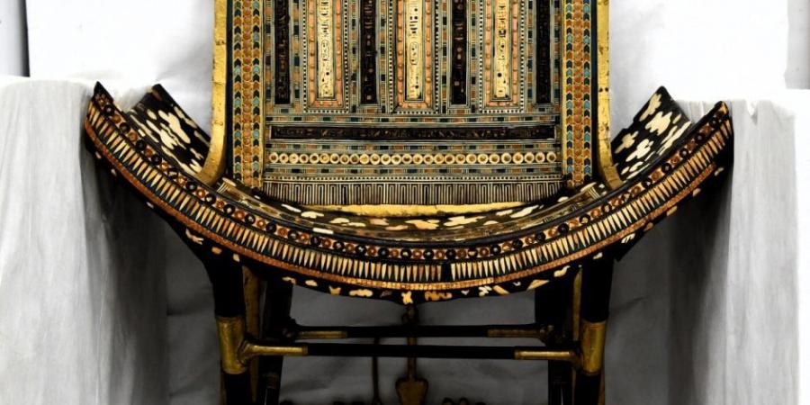 المتحف المصرى الكبير يستقبل 163 قطعة من كنوز الملك الذهبى توت عنخ آمون (صور)