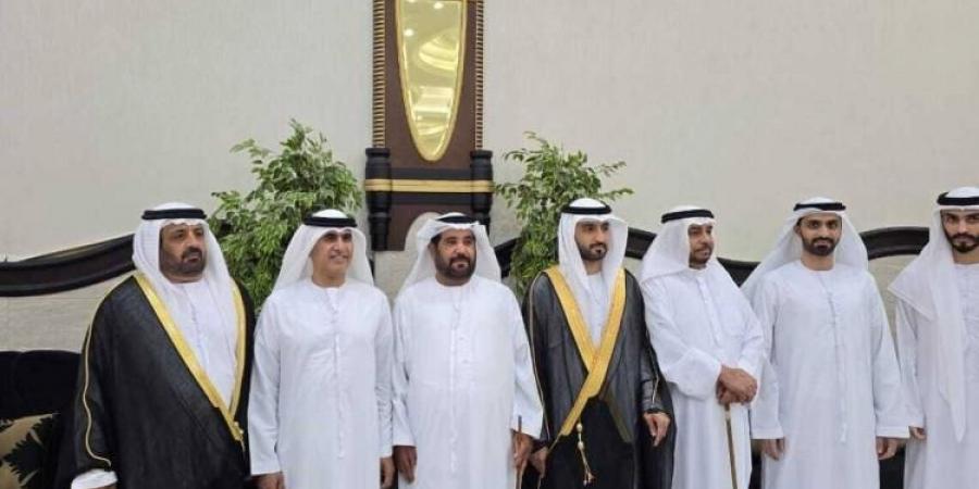 سالم بن سلطان يحضر حفل زفاف عبدالرحمن الطنيجي