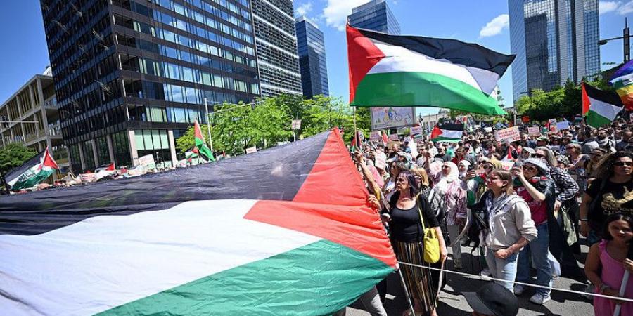  الآلاف يتظاهرون في مدريد لنصرة غزة