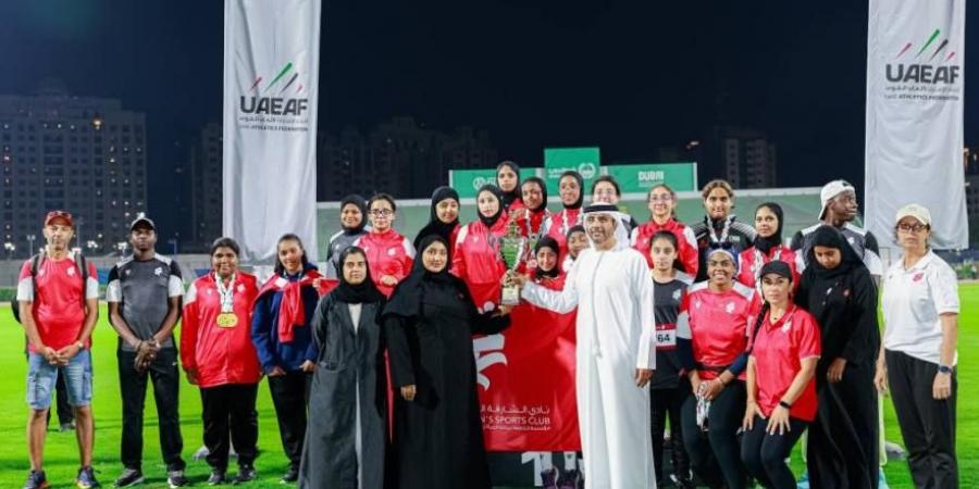 28 ميدالية لنادي الشارقة للمرأة في كأس ألعاب القوى للمواطنات