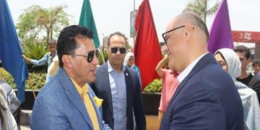وزير الشباب والرياضة يصل القليوبية لبدء جولته التفقدية بالمحافظة