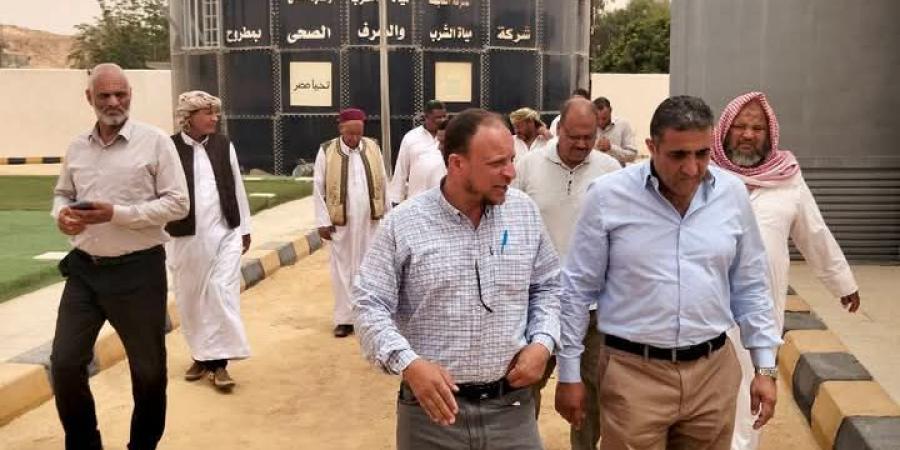  رئيس مركز ومدينة سيوة يتفقد المشروعات الخدمية  بقرية المراقي 