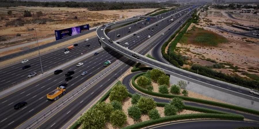 «طرق دبي» تنفذ جسراً بطول 700 متر للقادمين من شارع دبي-العين إلى ند الشبا