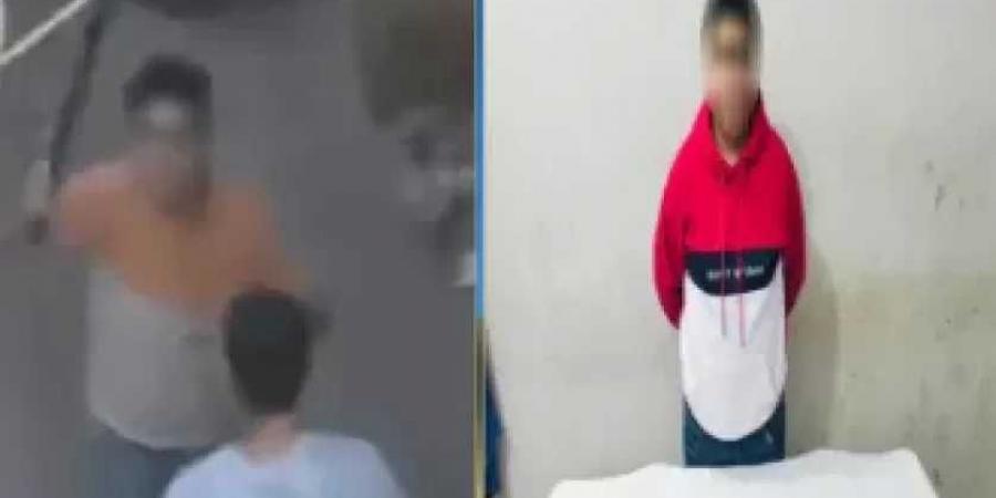 كشف ملابسات فيديو تضمن تعدي شخص على سيدة بالسب وتهديدها بسلاح أبيض