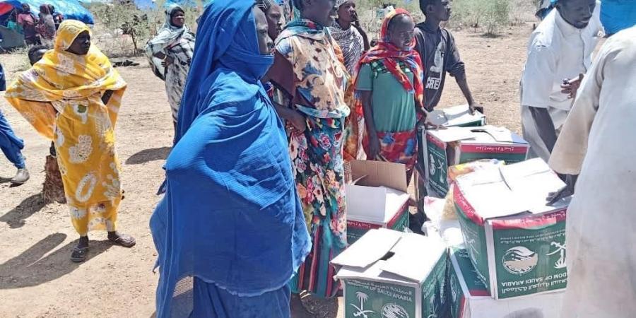 المملكة توزع 1,500 سلة غذائية في عدة مناطق بولاية النيل الأزرق في السودان