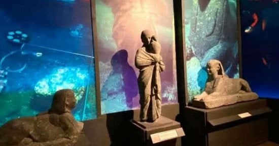 أسرار المدينة الغارقة في متحف الإسكندرية